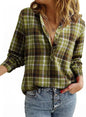 Casual Plaid Shirt For Women