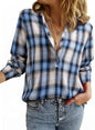 Casual Plaid Shirt For Women