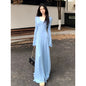 Knitted Women's Autumn And Winter Design Temperament Waist-controlled Dress
