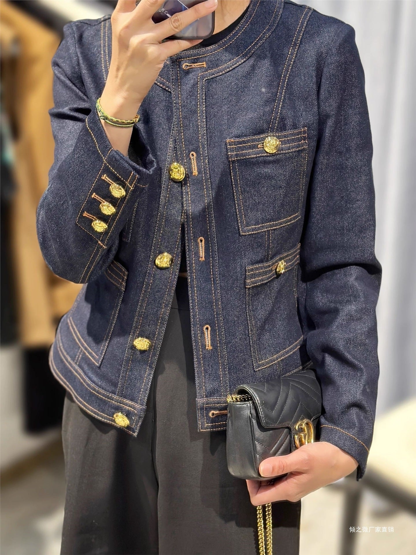 Early Autumn New Denim Short Coat