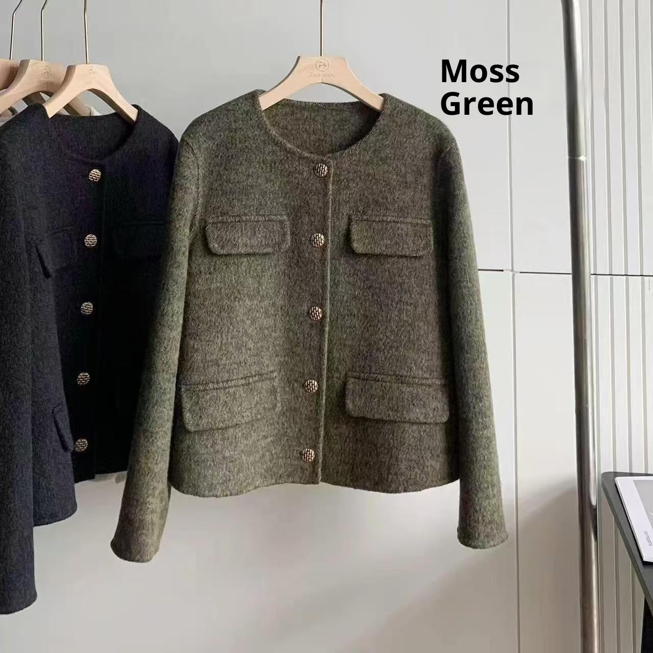 Casual All-matching Graceful Fashion Long Sleeve Solid Color Top