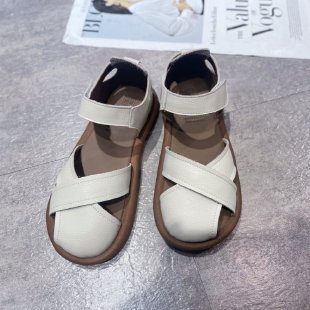Womens Breathable Roman Sandals With A Closed Heel