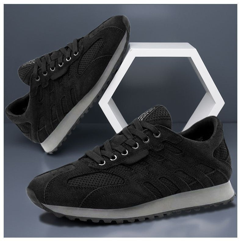 New Spring Summer Men's Shoes Breathable Mesh Fashion Casual All-matching Cortez Product information: Pattern: Letters Applicable sports: Universal Lining material: Mesh Color: gray, brown, black Upper height: Middle top Heel height: low heel (1-3CM) Heel