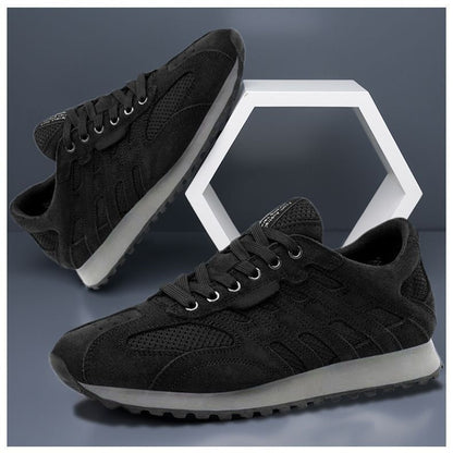 New Spring Summer Men's Shoes Breathable Mesh Fashion Casual All-matching Cortez Product information: Pattern: Letters Applicable sports: Universal Lining material: Mesh Color: gray, brown, black Upper height: Middle top Heel height: low heel (1-3CM) Heel