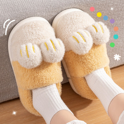 Cotton Slippers With Back Support Home