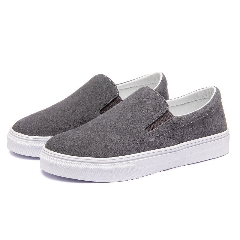 Women's Shoes Lightweight Non-slip Retro Loafers Slip-on Pumps Product information: Lining material: single lining/velvet lining Heel height: low heel (1-3CM) Heel shape: flat heel Sole material: rubber sole Style: lazy shoes Toe holder shape: round head