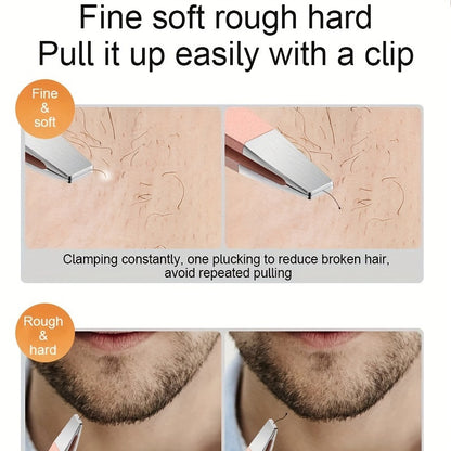 Eye Tweezer 4-piece Set Manicure Expert Eye-brow Knife Portable Tool Tweezers