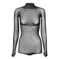Mesh Jumpsuit Clothing Women's Overall Long Sleeve Exercise Clothing