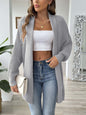 European And American Women's Clothing Simple Loose Sweater Cardigan Multicolor