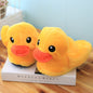Cute Rubber Duck Plush Home Slippers And Shoes