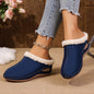 Fashion Plush Slippers Outdoor Wedges Sandals Women's Garden Shoes