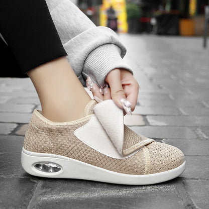 Breathable Mesh Anti-slip Wear-resistant Velcro Sneakers For Middle-aged And Elderly Sports Leisure Breathable Mesh Anti-slip Wear-resistant Velcro Sneakers For Middle-aged And Elderly Sports Leisure Product information: Toe shape: round toe Color: ZJW-23