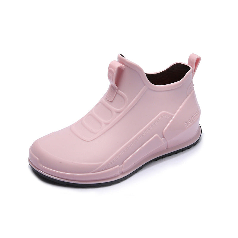 Women's Rain Shoes Sporty Anti-slip Women's Rain Shoes Sporty Anti-slip Product information: Thickness: Thickened Pattern: Solid color Color: Sports rain boots matcha green (no cotton), Sports rain boots mint blue (no cotton), Sports rain boots lovely pin