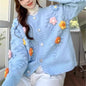 Girly Style Sweater All-matching Youthful-looking Coat For Women