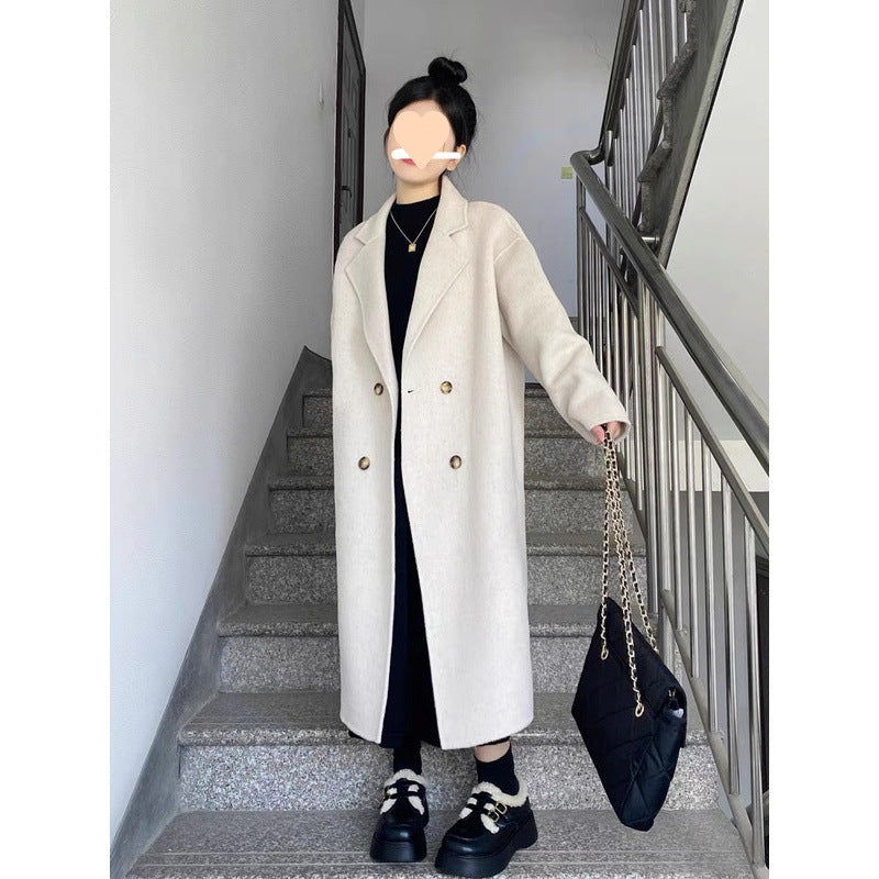 Woolen Women's Fashionable All-match Coat