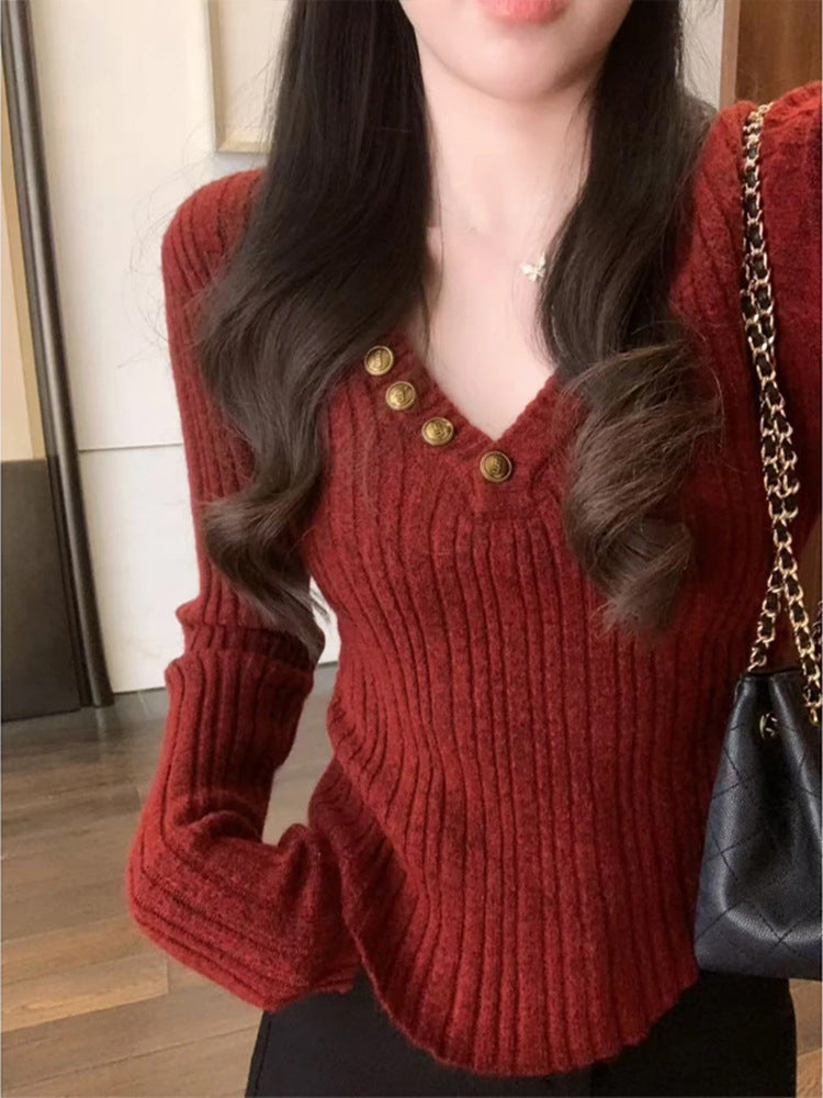 High-grade Slim Fit Inner Wear Bottoming Shirt Top