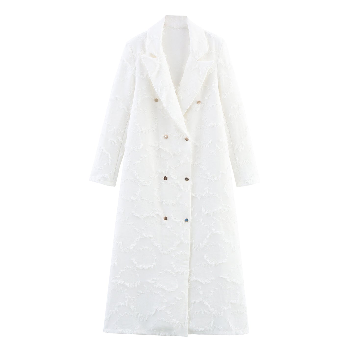 Women's Wear Tassel Texture Fabric Coat