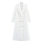 Women's Wear Tassel Texture Fabric Coat