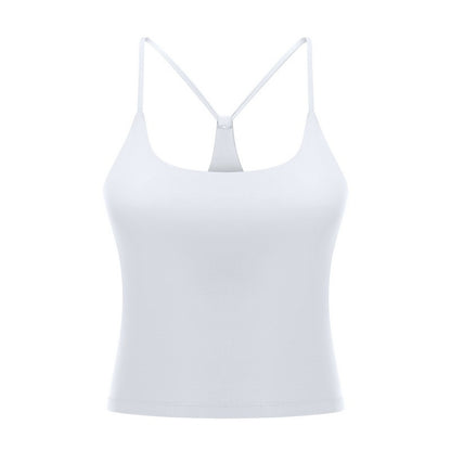 Simple Camisole Sports Abdominal Exercising Band Chest Pad Beauty Back Yoga Vest
