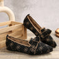 Womens Comfortable Non-slip Bow-tie Loafers