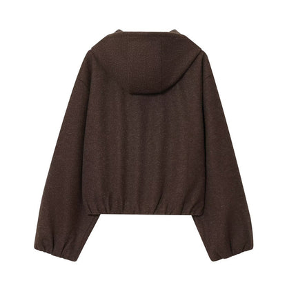 Hooded Jacket Casual Coat