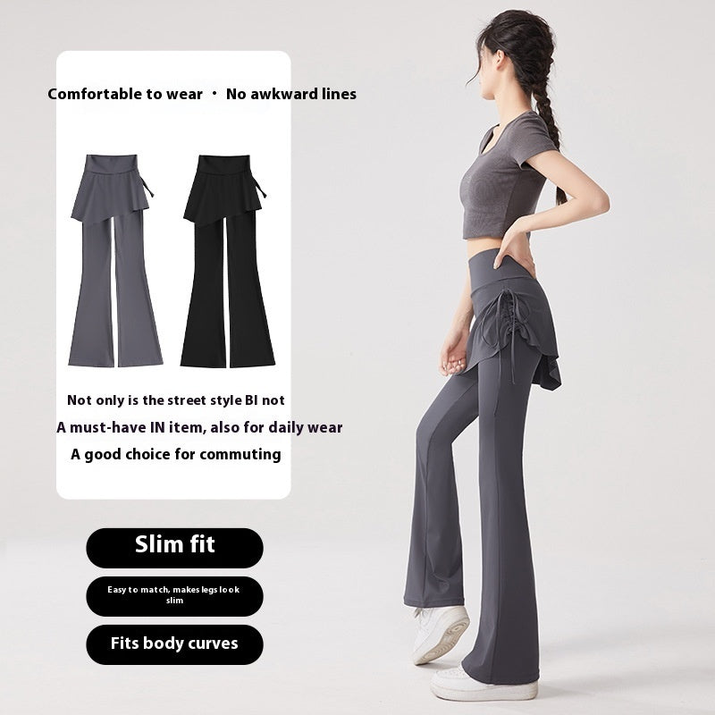 Fake Two-piece Skort High Waist Hip Lift Tight Anti-exposure