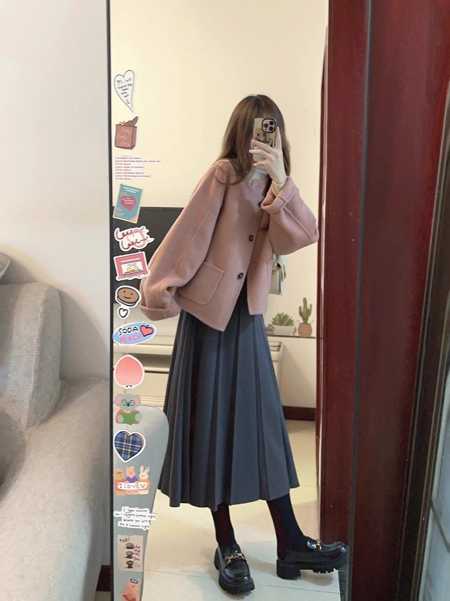 Women's Short Coat Winter Korean Drama Wear