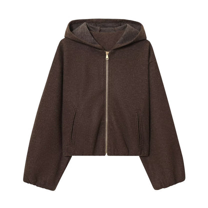 Hooded Jacket Casual Coat
