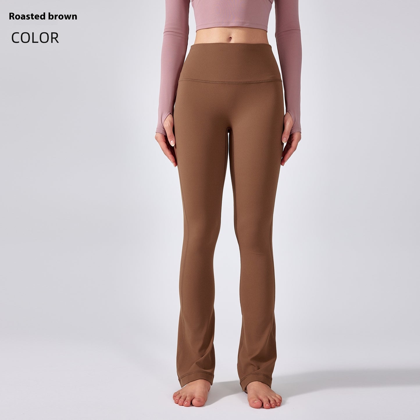 High Waist No Crotch Line Yoga Pants Naked Women Feeling Hip Lifting