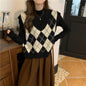 Retro V-neck Idle Style Vest Outerwear Top