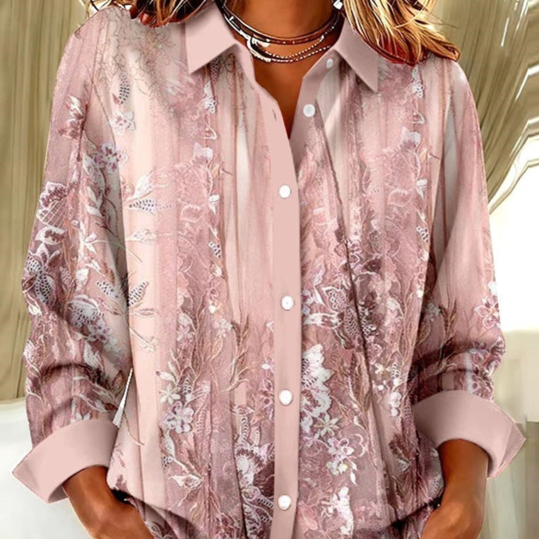 Women's Summer European And American Trendy Long-sleeve Shirt
