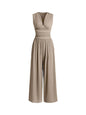 Sleeveless Knitted Jumpsuit Loose Wide-leg Pants