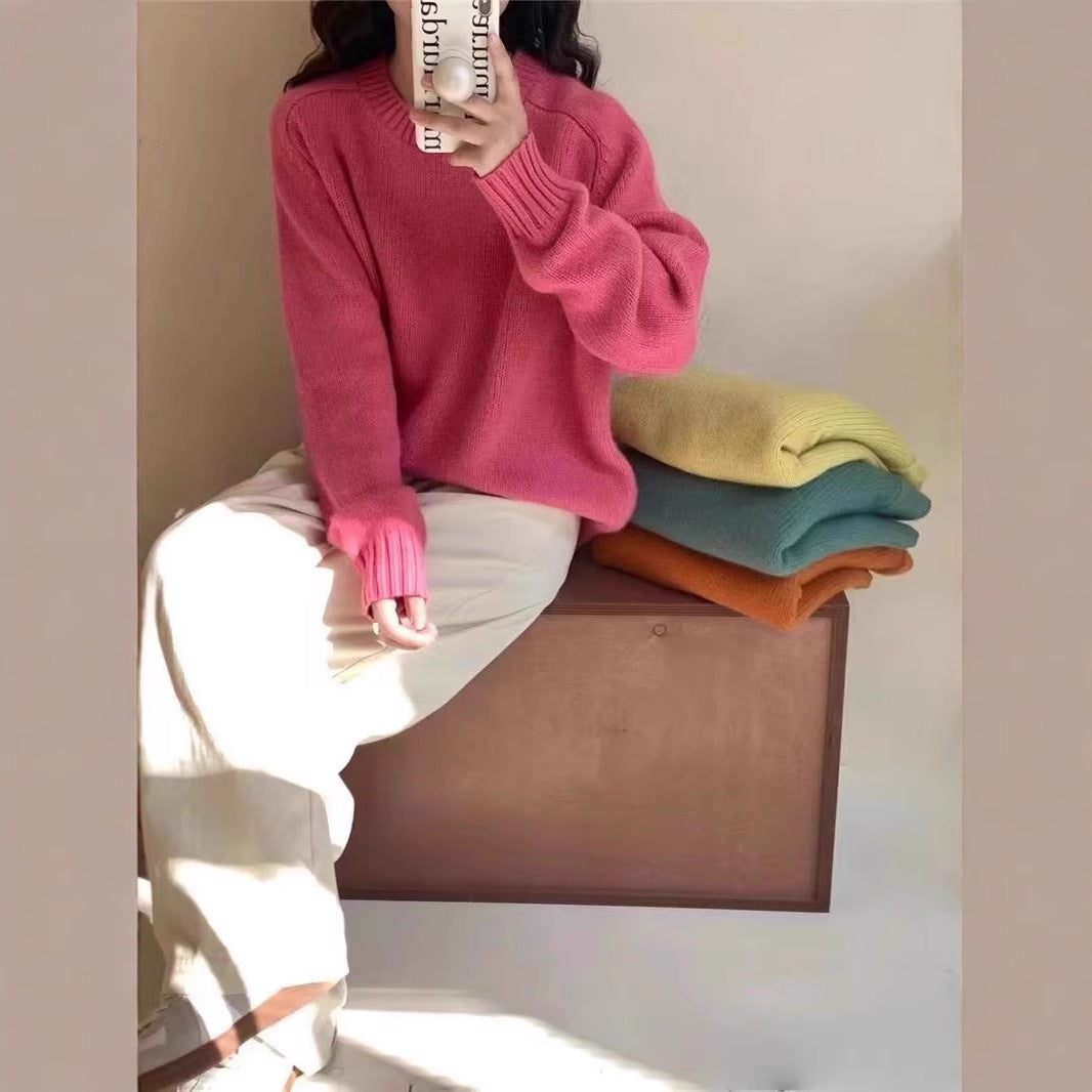 Younger Fashion Long-sleeved Sweater Top