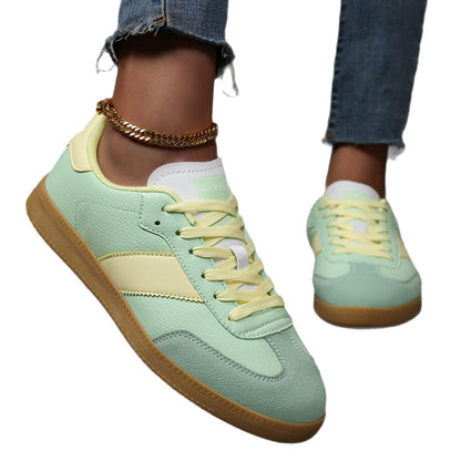 Leopard-print Casual Flat Sneakers