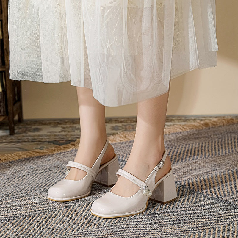 Womens Plus-Size Round-Toe Sandals For Wide And Chunky Feet