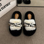Versatile Furry Cotton Slippers For Womenperfect For Fall And Winter Wear