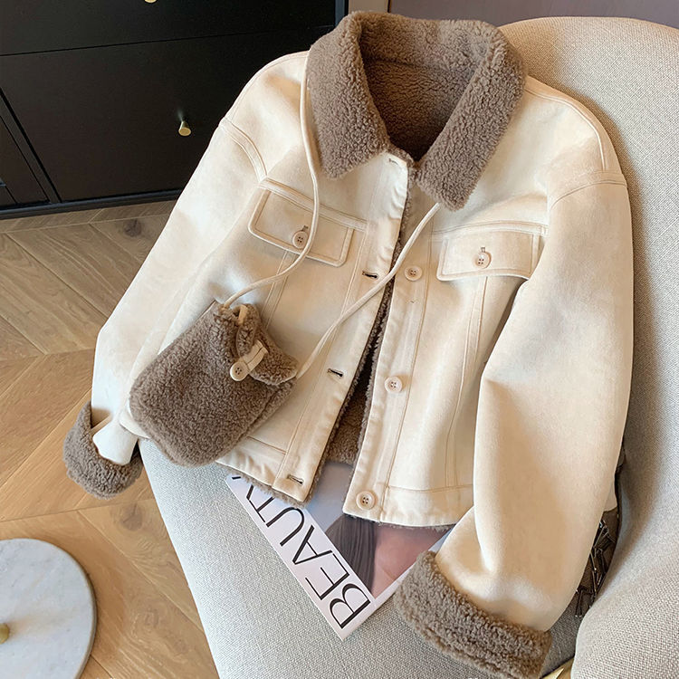 Loose Thick Small Fur Coat For Women