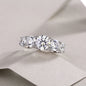 1 Carat Moissanite Wedding Ring in S925 Silver