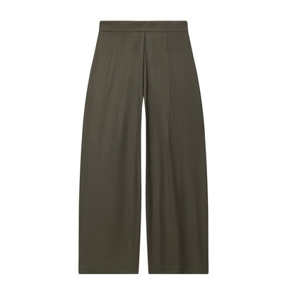 Women's Belt Coat Pleated Trousers