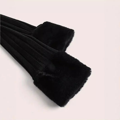 Slim Fit Slimming Knitted Casual Top Trench Coat