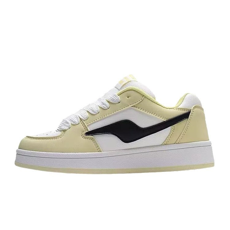 Dopamine Color Matching Classic Preppy Style Raise The Bottom Four Seasons Women's Board Shoes Dopamine Color Matching Classic Preppy Style Raise The Bottom Four Seasons Women's Board Shoes Product information: Pattern: solid color Applicable sports: Univ