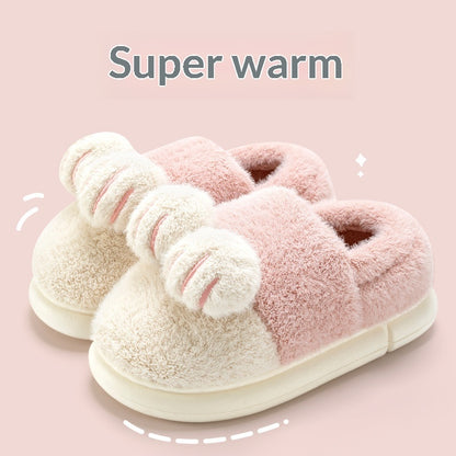 Cotton Slippers With Back Support Home