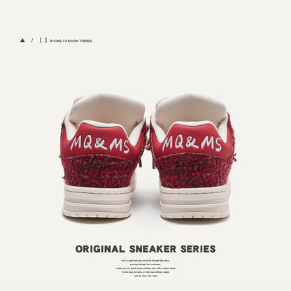 Women's Creative All-match Printed Flat Sneakers Women's Printed Flat Sneakers - Stylish & Versatile Shoes Discover women's printed flat sneakers, perfect for badminton. Available in classic colors with flat heels and comfortable cloth lining. Women's Cre