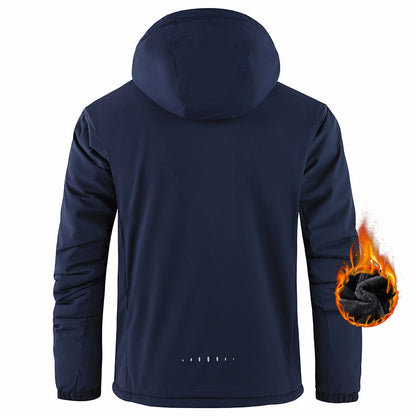 Autumn And Winter Warm Couple Outdoor Wind Coat