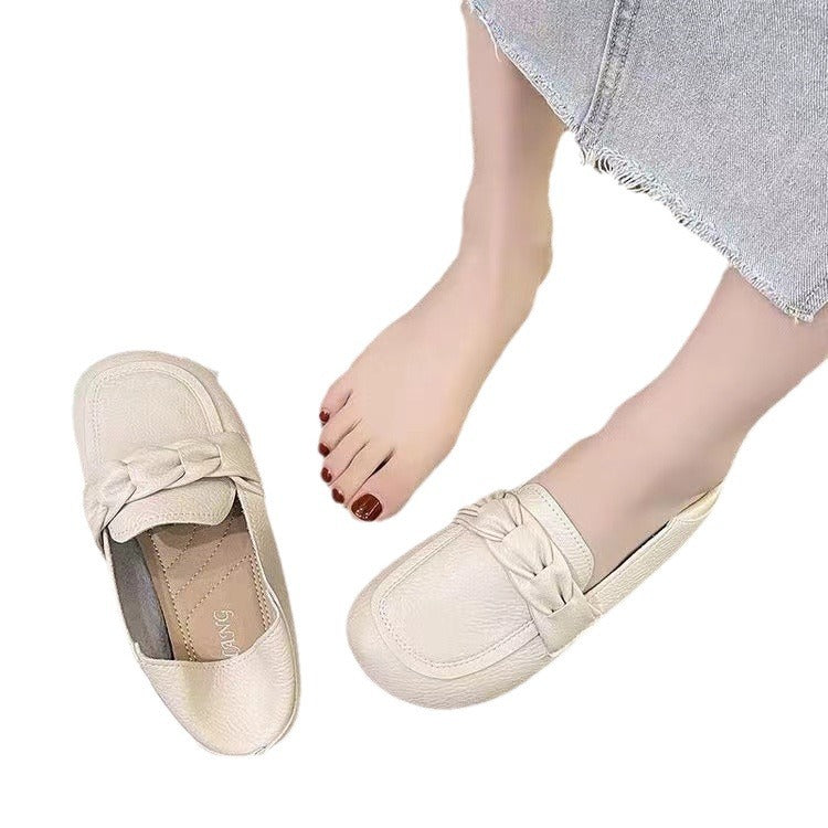 Soft-soled Slip-on Loafers For Spring And Fallperfect For Casual Wear With A Low Heel Or Flat Sole