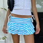 Multi-layer Short Skirt Hot Girl Navel Print Stitching