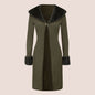 Slim Fit Slimming Knitted Casual Top Trench Coat