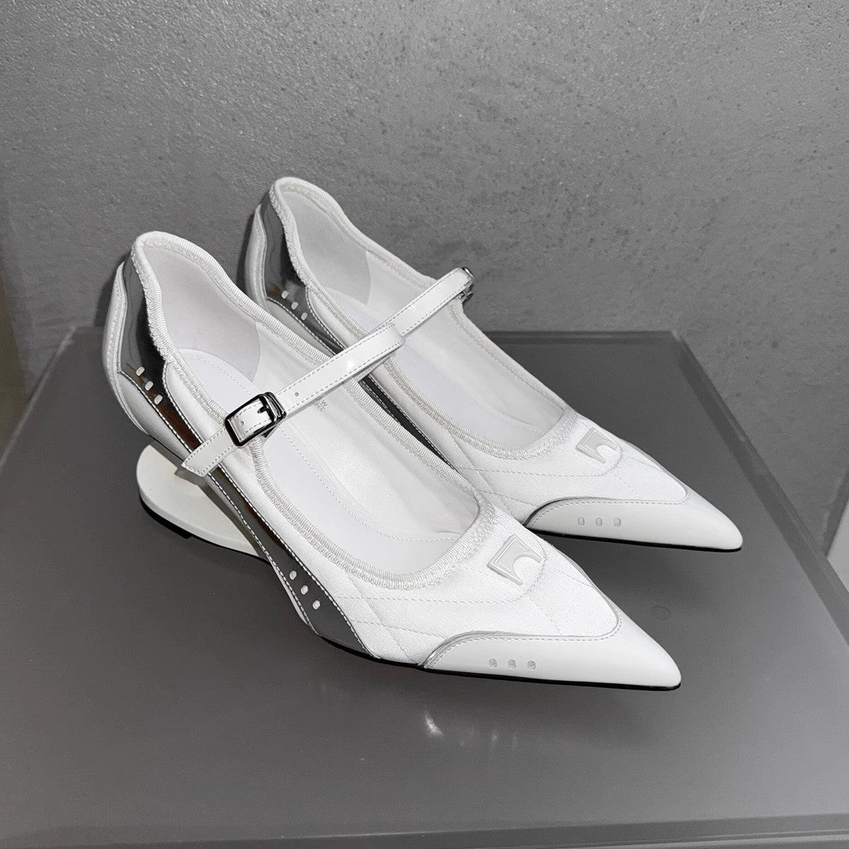 Womens French-style Pointed-toe Stilettos