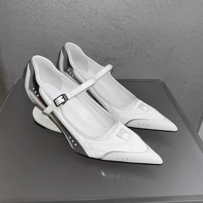 Womens French-style Pointed-toe Stilettos