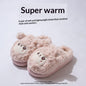 Cute, Non-slip, Warm, And Thick-soled Plush Slippers